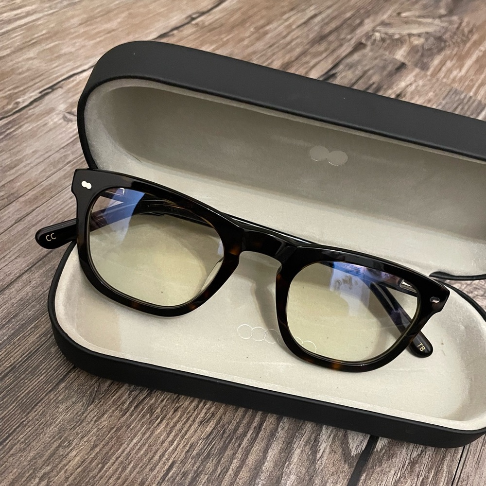 Cloos x Brady Espresso Blue Light Glasses Tortoise Tom Brady - Picture 2 of 8